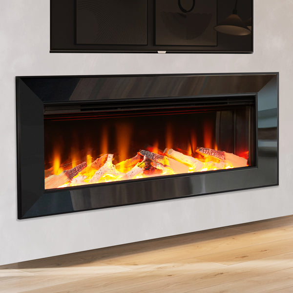 Celsi Electriflame VR Commodus s1000 Black Nickel & Black Electric Fire