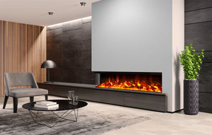 Celsi Electriflame VR Commodus S1600 Built In 3-2-1 Sided Glass