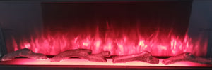 Luvelle 3D Panoramic Electric Fire 50 Inch 1/2/3 Sided Media Wall Electric Fire Insert