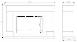 Celsi Ultiflame VR Adour Aleesia Illumia Suite Electric Fireplace Suite - ExpertFires