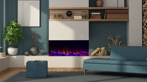 Advanced Fires Landscape Media Wall Electric Fire