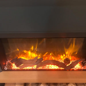 Flametek Brooklyn Electric Fireplace Suite - ExpertFires