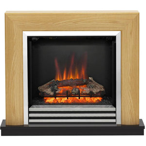 Be Modern Devonshire Electric Fireplace in Natural Oak - ExpertFires
