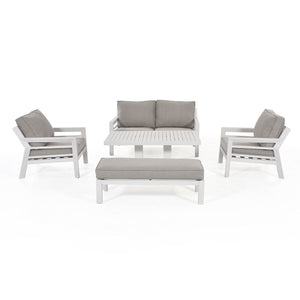 Maze New York 2 Seat Sofa Set with Rising Table  (130 x 75cm table)