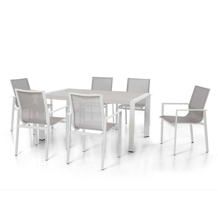 Maze New York 6 Seat Rectangular Dining Set