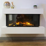 OER Alpine Wall-Hung Electric Fireplace Suite