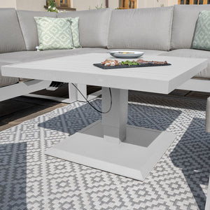 Maze Amalfi Small Corner Dining with Square Rising Table