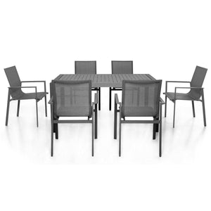 Maze New York 6 Seat Rectangular Dining Set