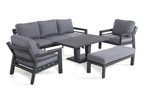 Maze New York 3 Seat Sofa Set with Rising Table