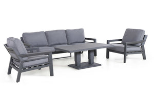 Maze New York 3 Seat Sofa Set with Rising Table