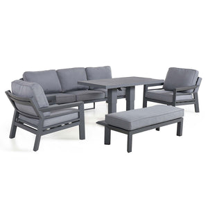 Maze New York 3 Seat Sofa Set with Rising Table