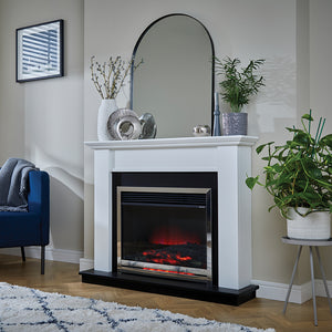 Suncrest Antigua 44 inch Electric Fireplace Suite