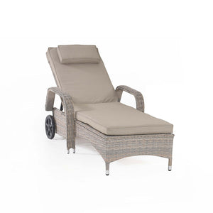 Maze Cotswold Sunlounger Set With Side Table