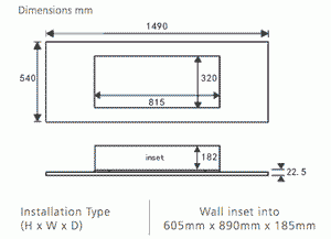 Celsi Ultiflame VR Metz Inset Wall Mounted Electric Fire