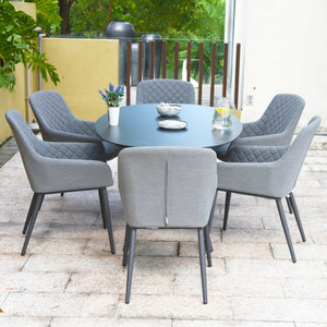 Maze Zest 6 Seat Oval Dining Set