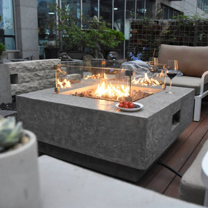 Elementi Fire Manhattan Gas Fire Pit