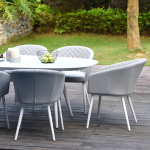 Maze Ambition 8 Seat Oval Dining Set