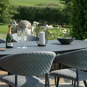 Maze Pebble 8 Seat Oval Dining Set