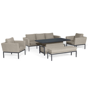 Maze Pulse 3 Seat Sofa Dining Set with Rising Table