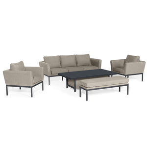 Maze Pulse 3 Seat Sofa Dining Set with Rising Table