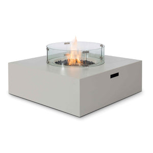 Maze 100x100cm Square Gas Fire Pit (includes glass surround, and fire stones