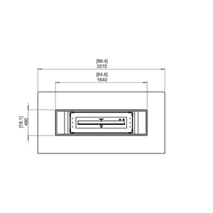 EcoSmart Fire Gin 90 Bar Bioethanol Fire Table