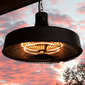 Maze 2100W Aurora Pendant Overhang Electric Patio Heater