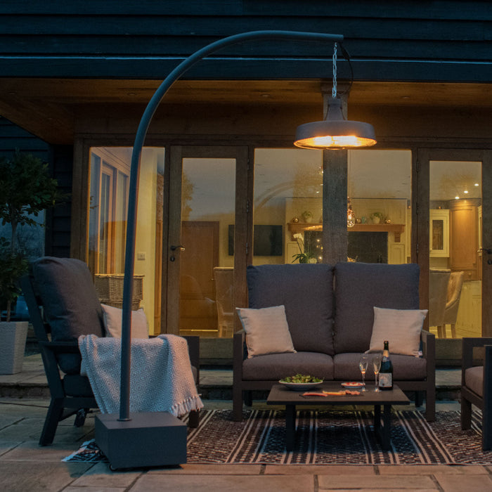 Maze 2100W Aurora Pendant Overhang Electric Patio Heater