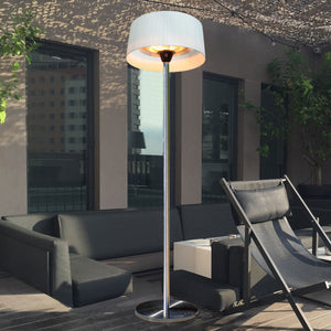 Maze 2100W Lyra Freestanding Electric Patio Heater / White