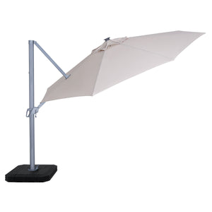 Maze Zeus Cantilever Parasol 3.5m Round - With LED Lights & Cover