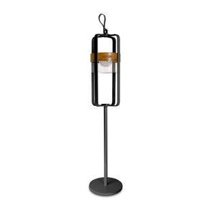 Maze Satellite large solar light with stand / charcoal