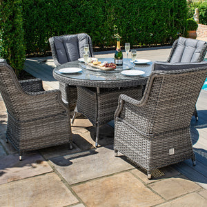 Maze Victoria 4 Seat Square Dining Set