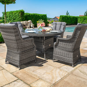 Maze Victoria 4 Seat Square Dining Set