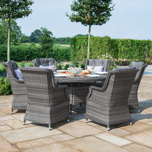 Maze Victoria 6 Seat Round Dining Set