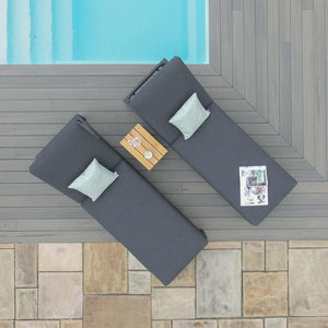 Maze Oslo Double Sunlounger Set