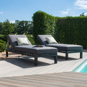 Maze Oslo Double Sunlounger Set