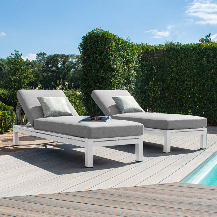 Maze Oslo Double Sunlounger Set