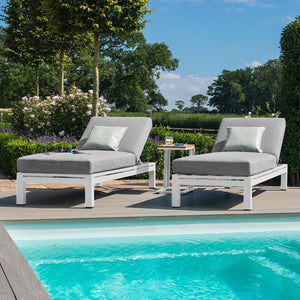 Maze Oslo Double Sunlounger Set