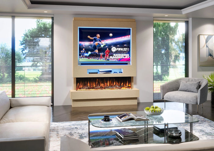 Fireplace tv deals media center