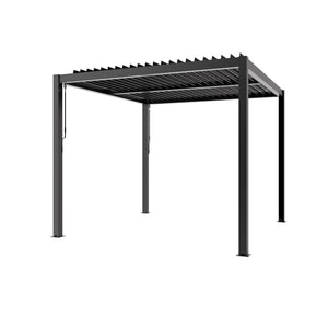 Maze - Como 3m x 3m Aluminium Metal Outdoor Garden Pergola