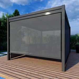 Maze Pergola Aluminium Rectangular 30x40 with 4 Drop Sides