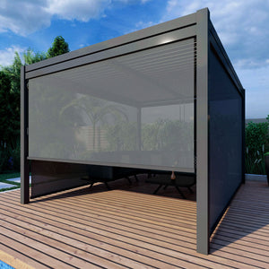 Maze Pergola Aluminium Rectangular 30x40 with 4 Drop Sides