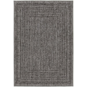 Maze Alfresco Charcoal 200x290cm Outdoor Rug