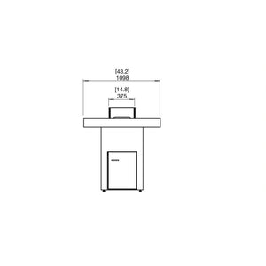 EcoSmart Fire Gin 90 Bar Bioethanol Fire Table