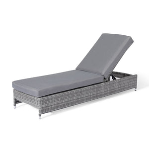 Maze Santorini Sunlounger Set With Side Table