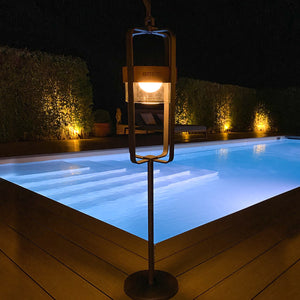 Maze Satellite large solar light with stand / charcoal