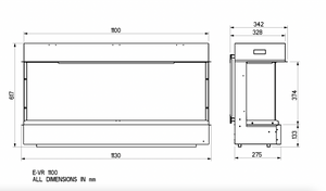 Celsi Electriflame VR 1100 Electric Fireplace - ExpertFires