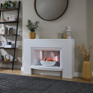 Suncrest Stockeld 36 inch Electric Fireplace Suite