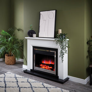 Suncrest Talent 47 inch Electric Fireplace Suite