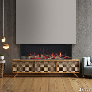 Vision Futura 1300 Built-In Electric Fire 1-2-3 Sided